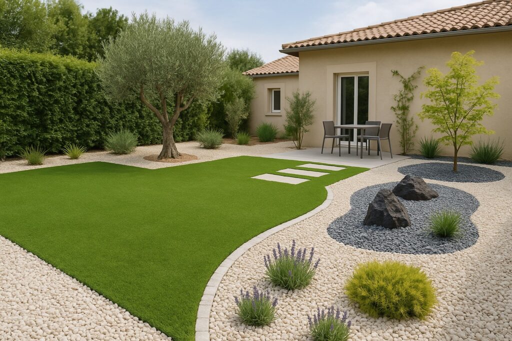 ideas-jardines-grava-cesped-artificial